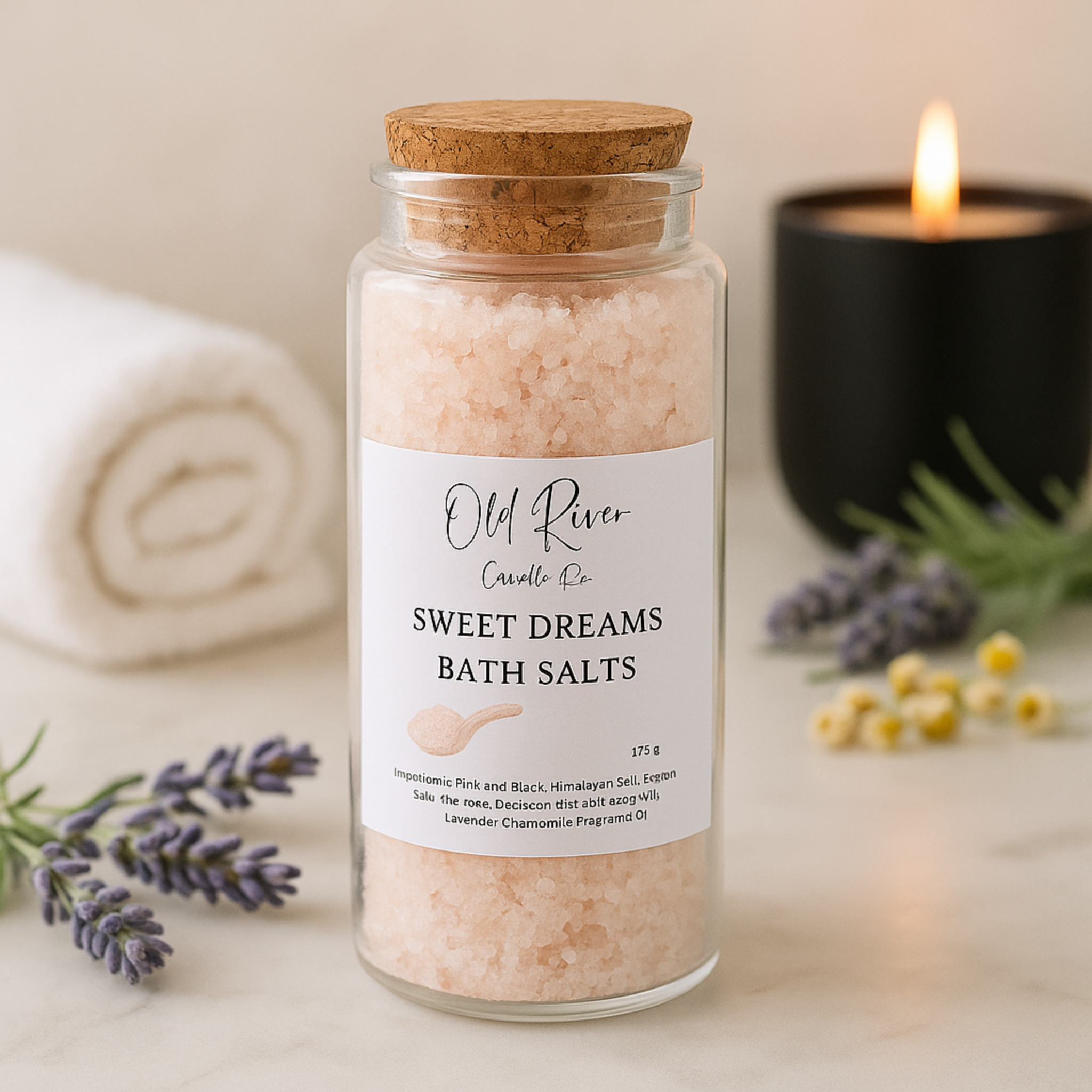 Sweet Dreams Bath Salts — Lavender Chamomile Serenity Soak