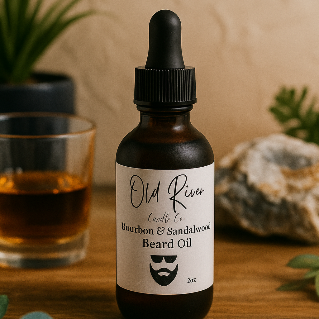 All Natural Beard Oil — Bourbon & Sandalwood | Creed Aventus | Unscented