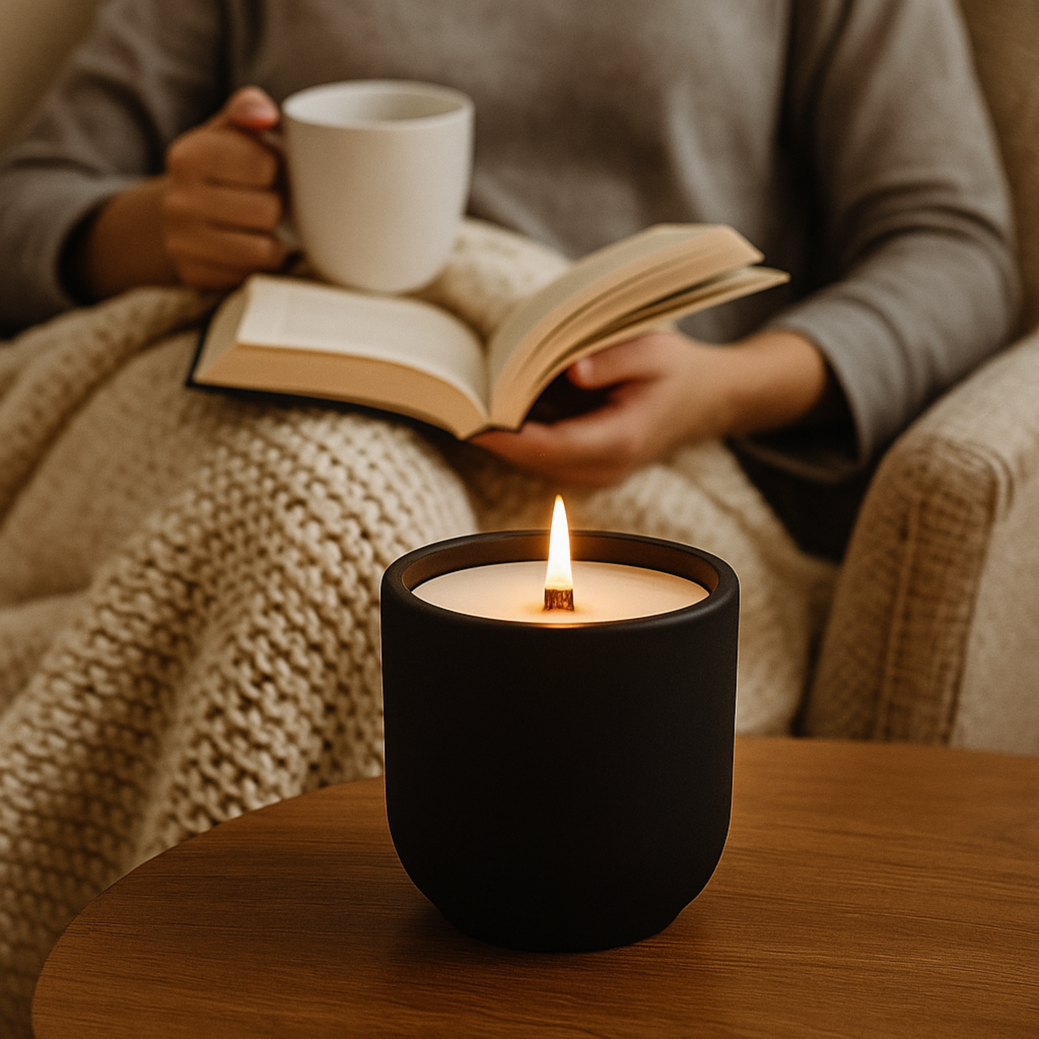 Lavender Chamomile Scented Candle