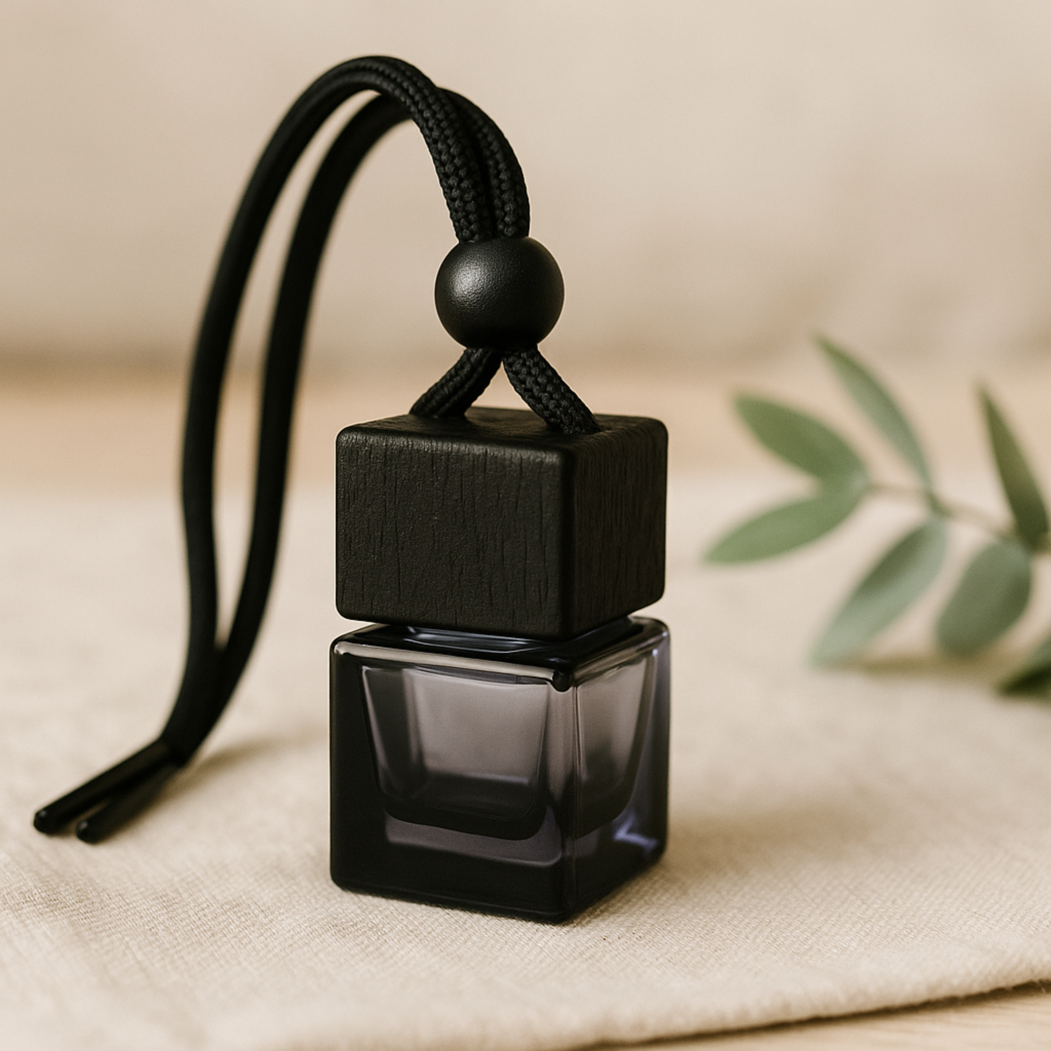 All-Natural Hanging Car Diffuser – Classic Gradient Black (8ml)