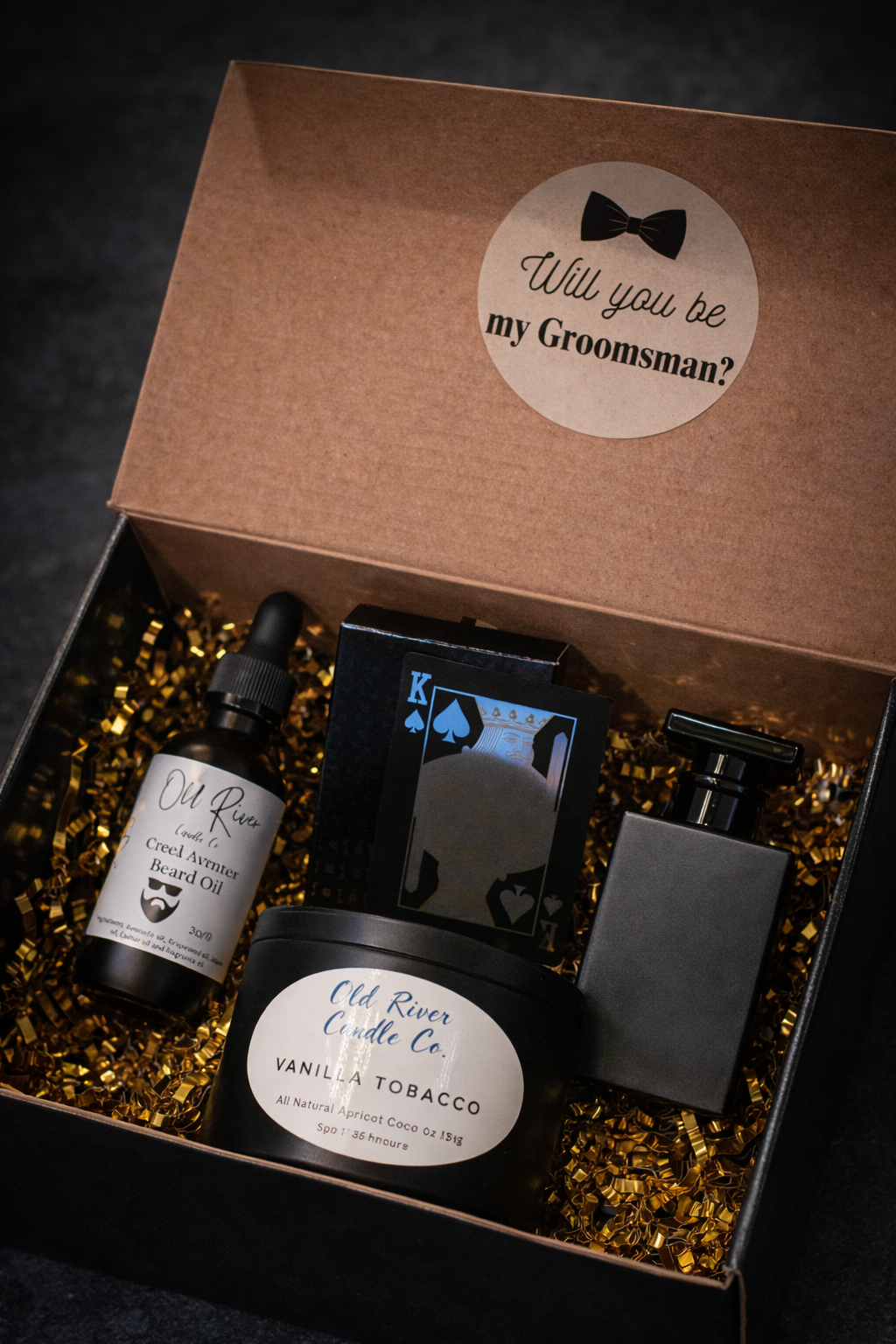 Premium Groomsman Gift Box - Luxury Proposal & Thank You Gift