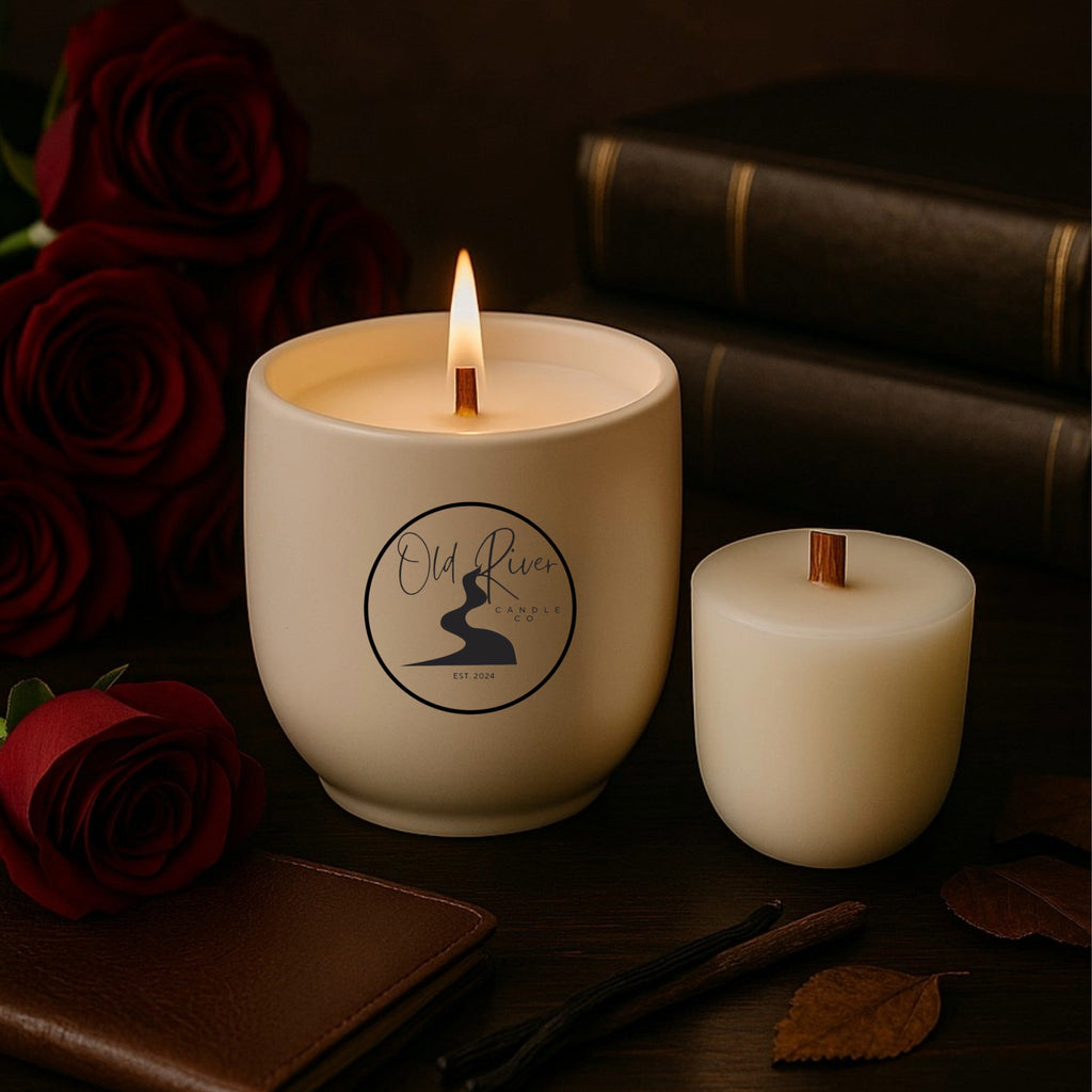 Tuscan Leather Type Scented Candle