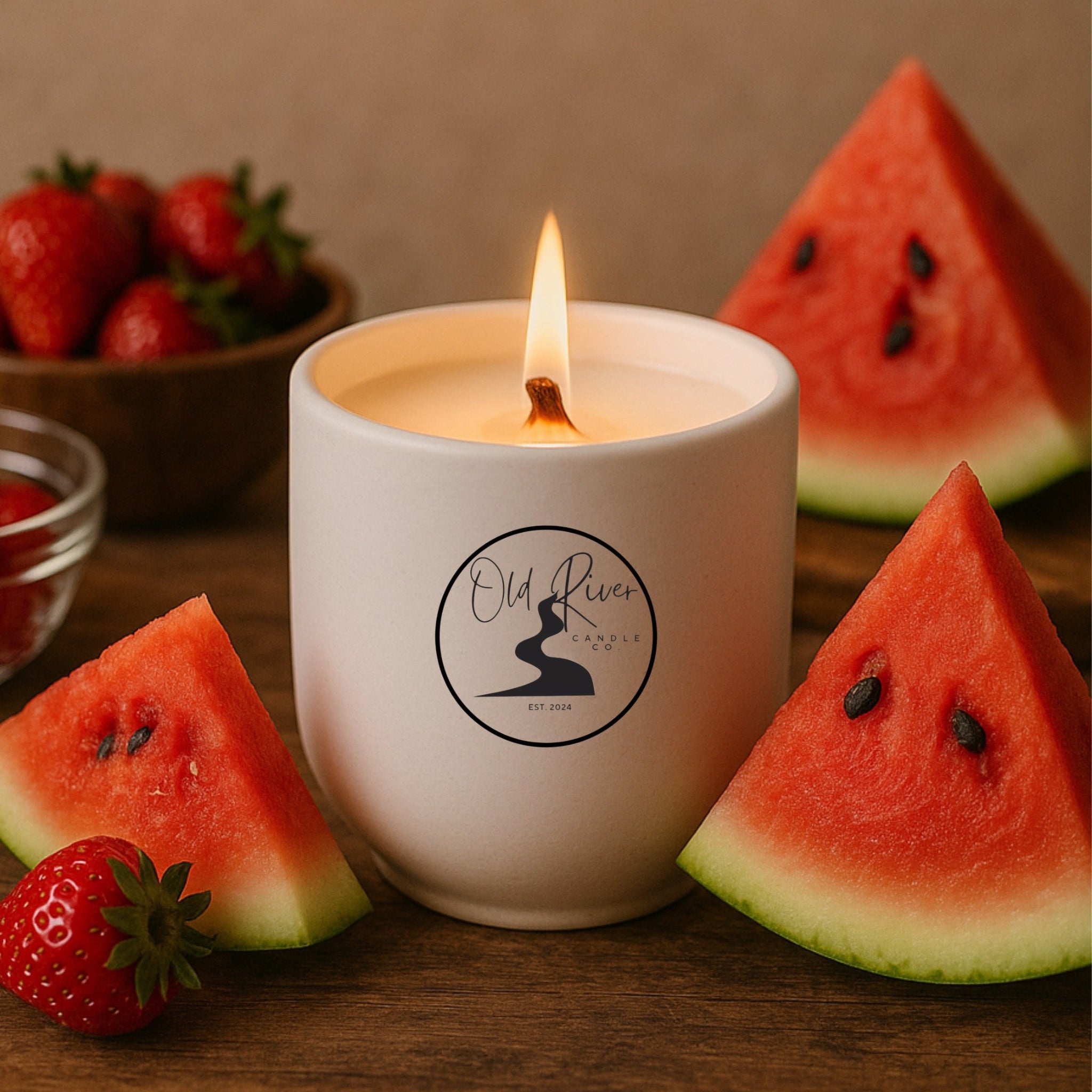 Watermelon Sugar Hi Scented Candle