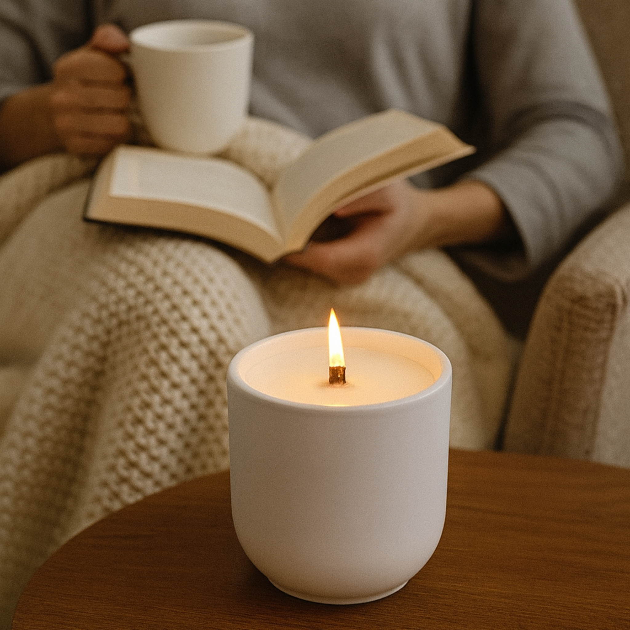 Lavender Chamomile Scented Candle