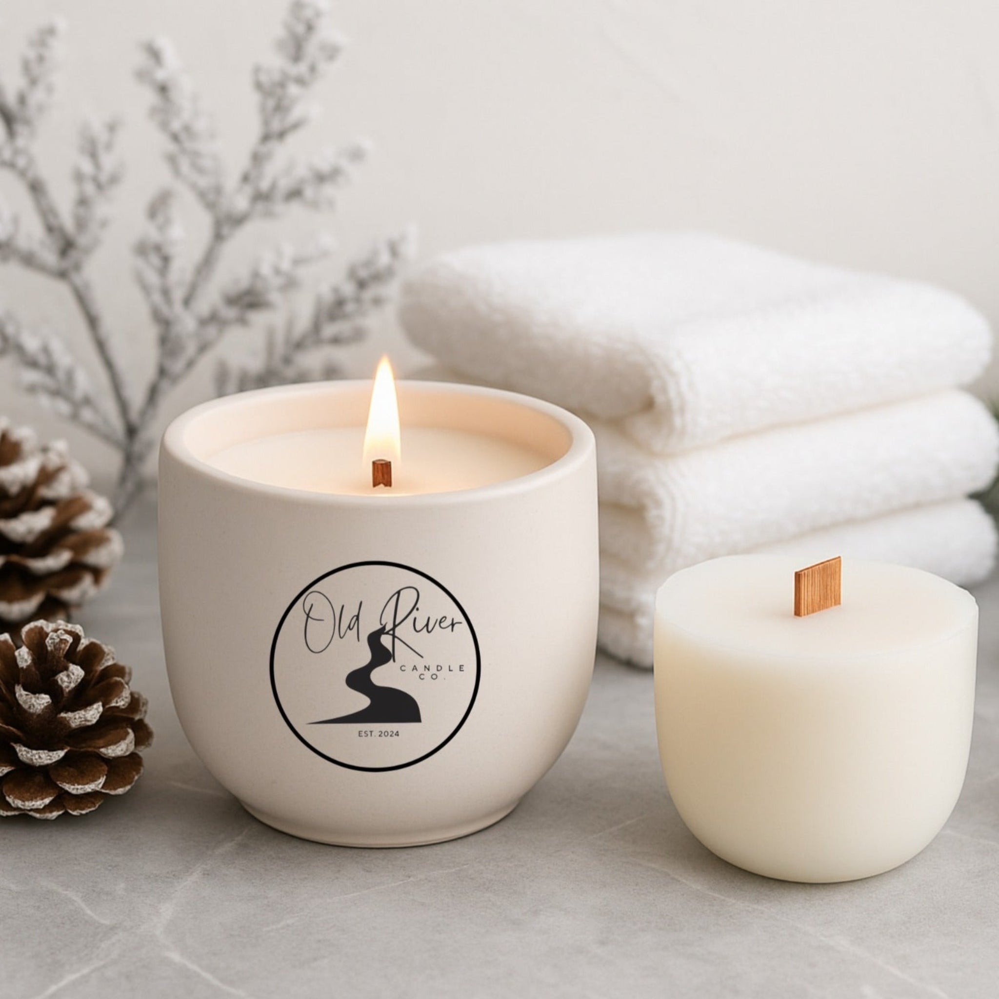 Winter Spa Scented Candle